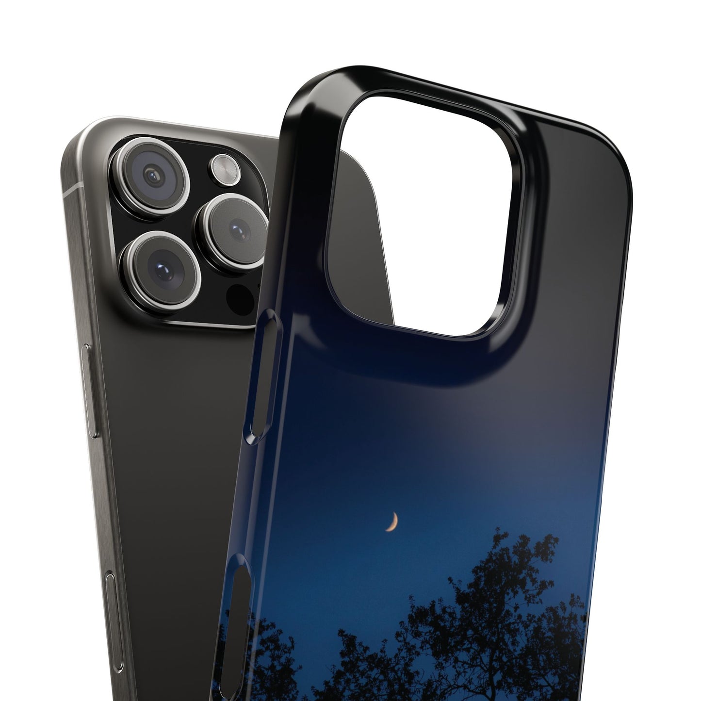 Phone Case - Night Sky Crescent Moon