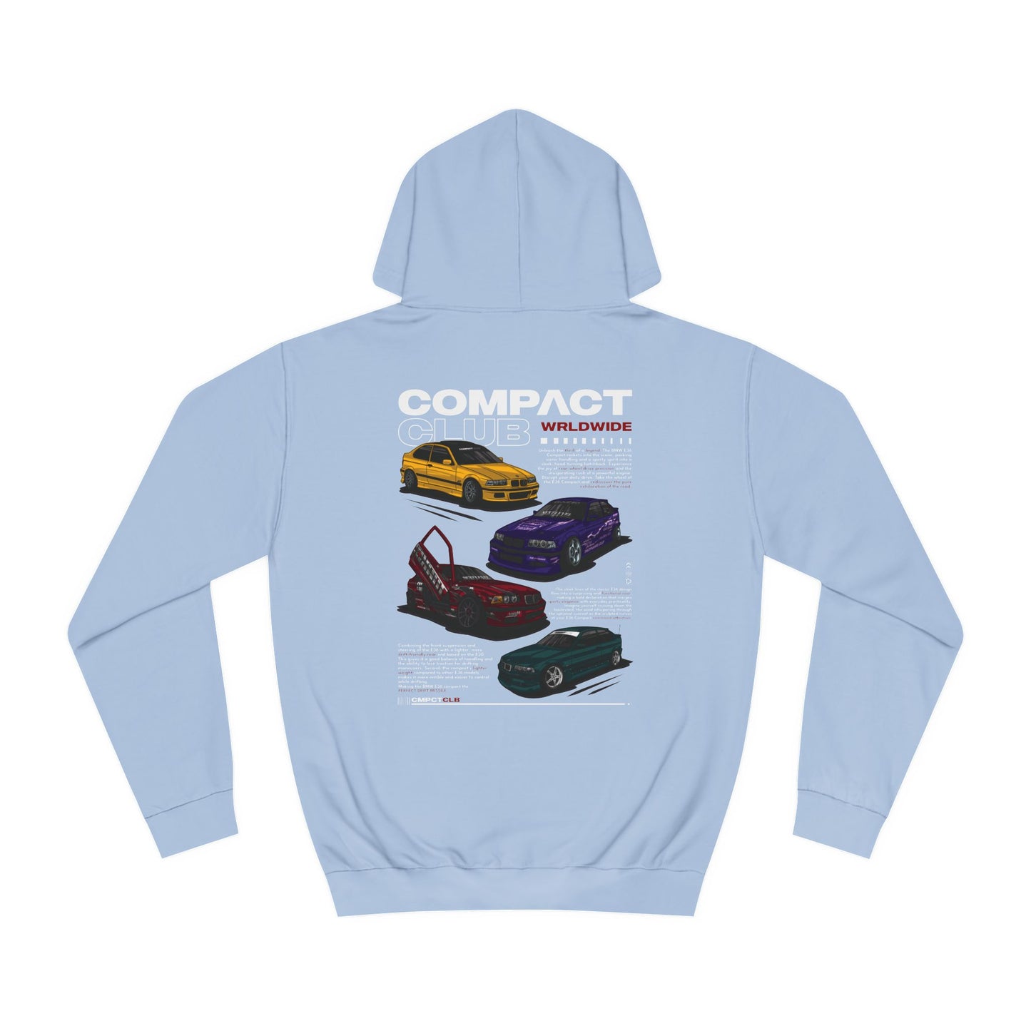 COMPACT CLUB HOODIE - Multi E36 Ti