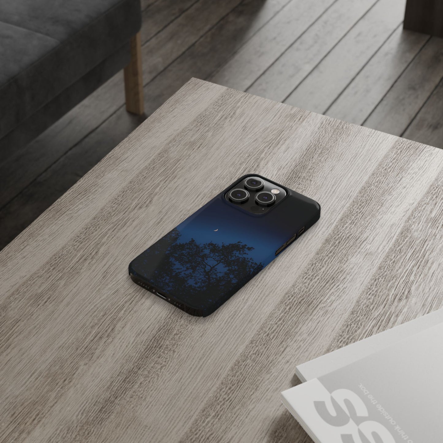 Phone Case - Night Sky Crescent Moon