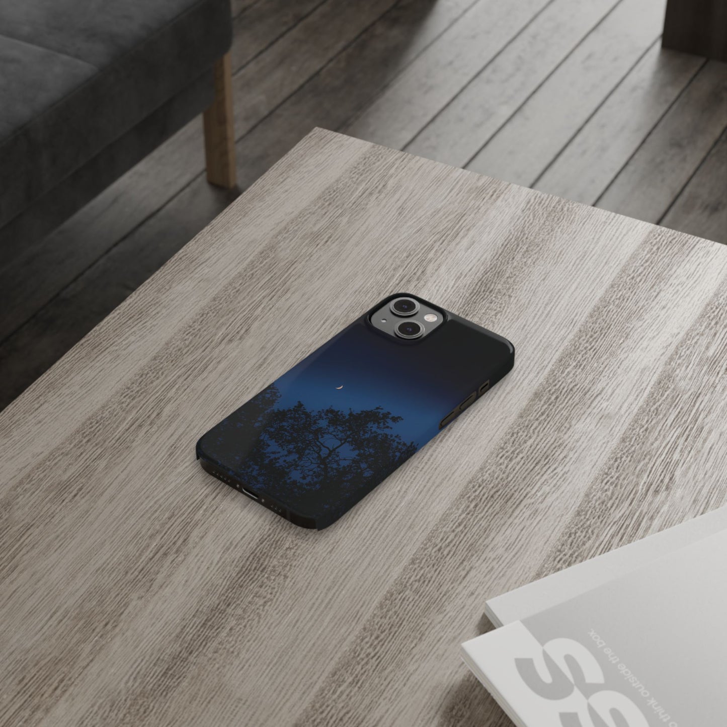 Phone Case - Night Sky Crescent Moon