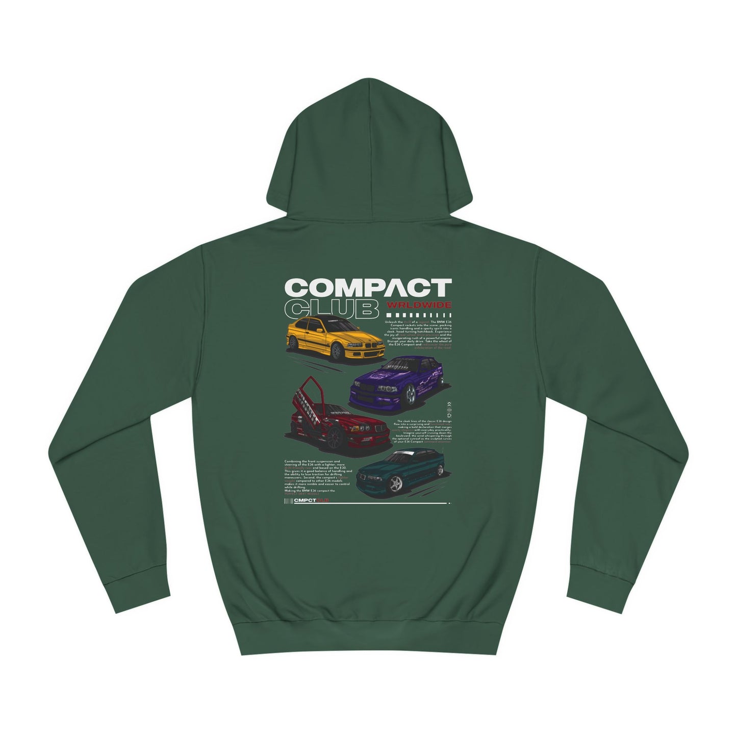 COMPACT CLUB HOODIE - Multi E36 Ti